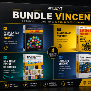 Super Bundle Vincent – Dall’Idea alla Conversione (4 eBook Completi)
